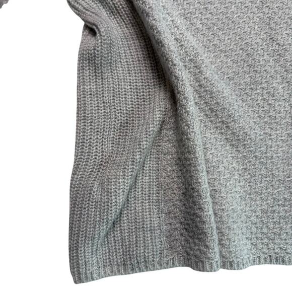 Banana Republic Alpaca Merino Wool Blend Funnel Neck Sweater Gray Small - Picture 10 of 12